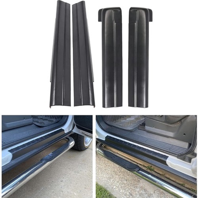 #ad Rocker Panel Guard Black 1999 2007 Chevy GMC Truck Extended Cab $87.29