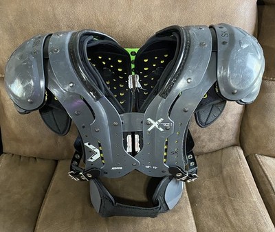 X TECH shoulder pads SK. size Medium 18-19. Good condition. inc rib protectors