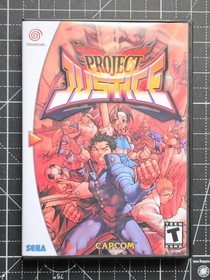 Dreamcast Project Justice You Choose Custom Case - NO Game or Manual