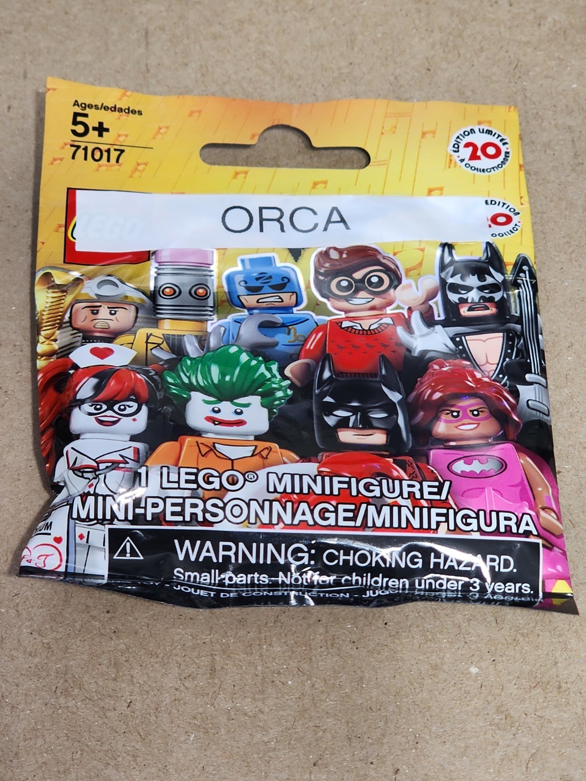 LEGO Batman Movie Orca Minifigure 71017 Retired Rare Collectible