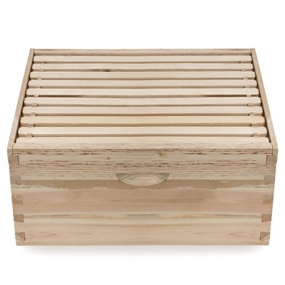 Beehive 10 Frame Add-On Super with 10 Deep Frames Langstroth Beekeeping