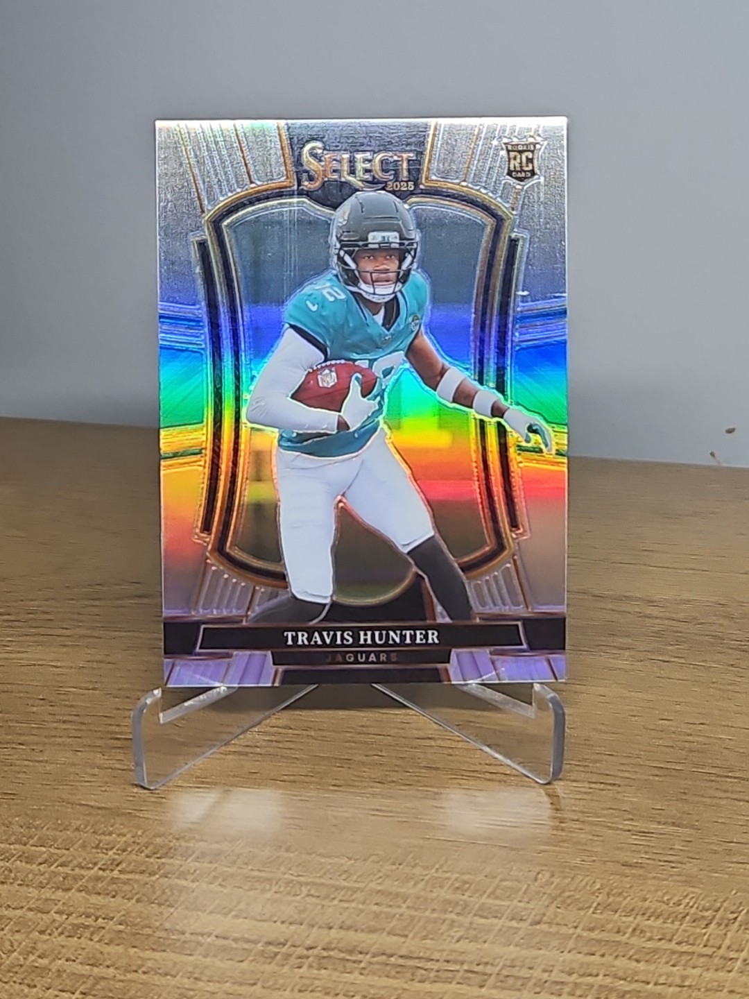 2025 Panini Select - Premier Level Travis Hunter #128 Silver Prizm Jaguars RC