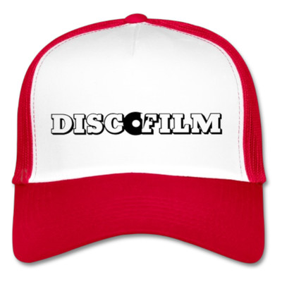 DISCOFILM Basecap   Stylische Vinyl-Cap mit Logo für Musikfans & DJs