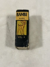 Bambi Vintage Card Game 1946 Walt Disney Mini Deck Playing Cards USA Complete