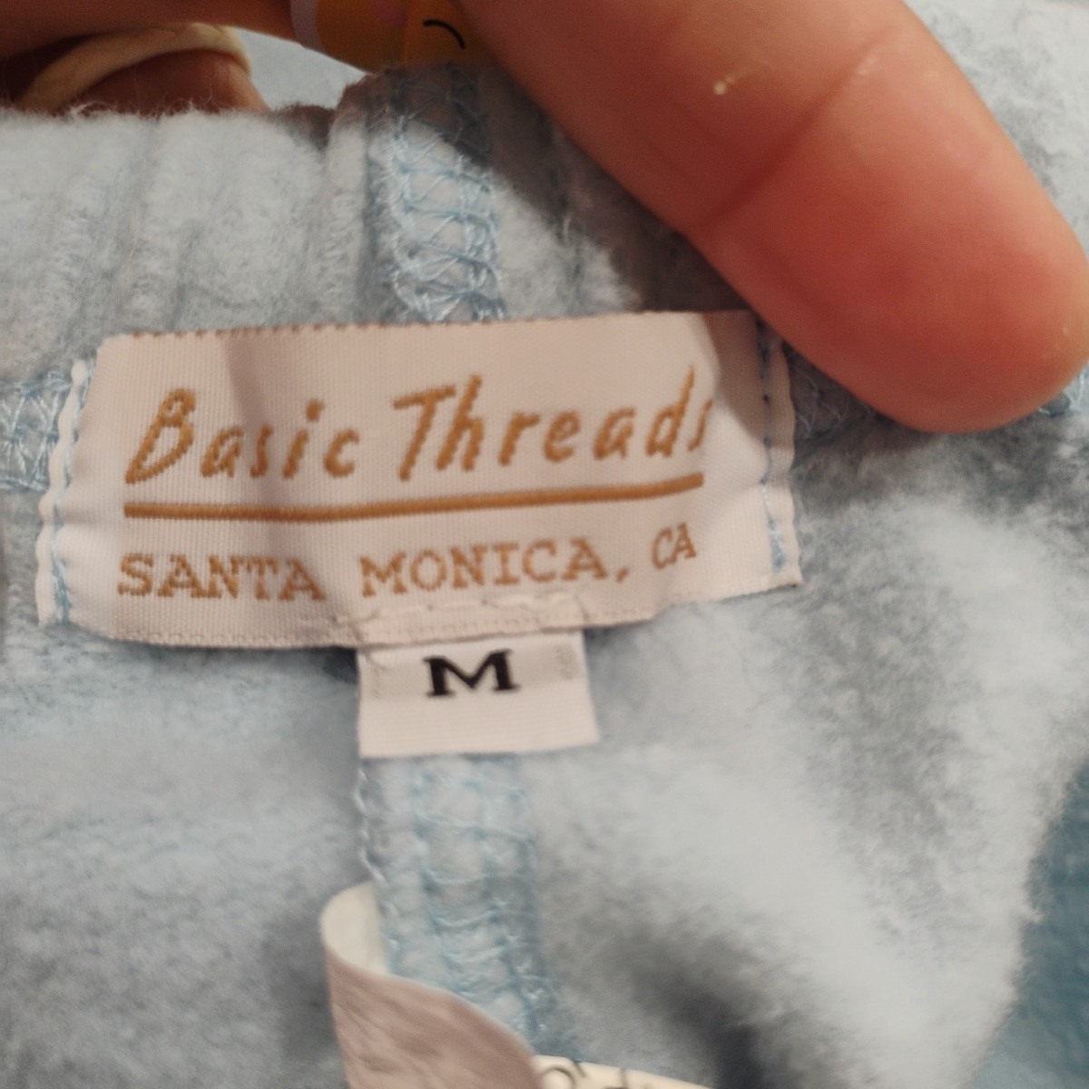 Boho Basic Thread Wide Leg Capris Light Blue  Siz… - image 9