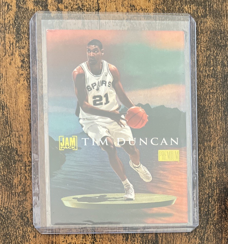 1997-98 Skybox Premium Tim Duncan Jam Pack Rookie RC #15 JP Spurs