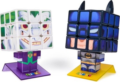 Rubik s Cube, Batman & Joker Cubers, 2er Pack, DC Comics Sammlerstück