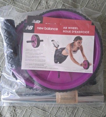 New Balance Dual Wheel-Target-Abs-Arms-Back-Shoulders-Grip Handles-New-Sealed