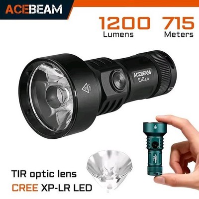 ACEBEAM  E10 2.0  Pocket Thrower 1200 lm  715 m  inkl. Akku # Green 