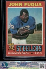 1971 Topps #76 John Fuqua RC Pittsburgh Steelers 8.1H