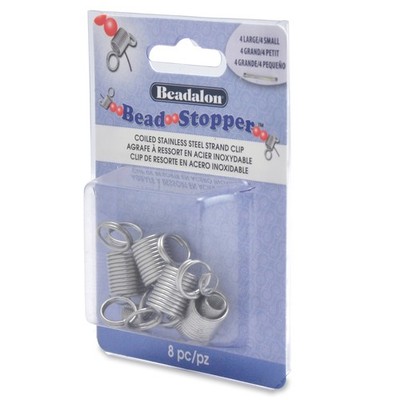Beadalon  Bead Stoppers  Clips Combo Packung 8 Stücke Halt Perlen