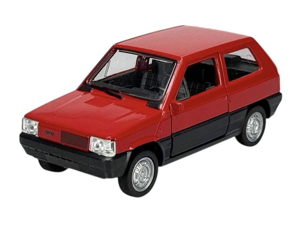 WELLY FIAT PANDA RED 1:34 1/34-1/39 DIE CAST METAL MODEL NEW IN BOX 43849 - Image 2 of 4