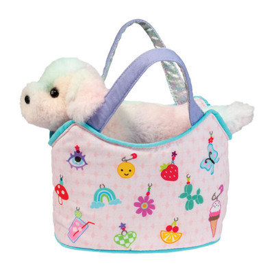 Douglas Sassy Sak Charmingly Yours with Rainbow Dog