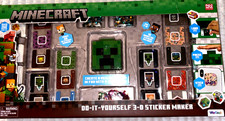 Minecraft Do-It-Yourself 3D Sticker Maker Kit New with Box
