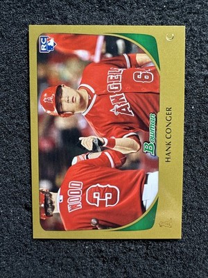 HANK CONGER 2011 Bowman #219 Gold Parallel Rookie Card (Buy 10 get 10 Free)