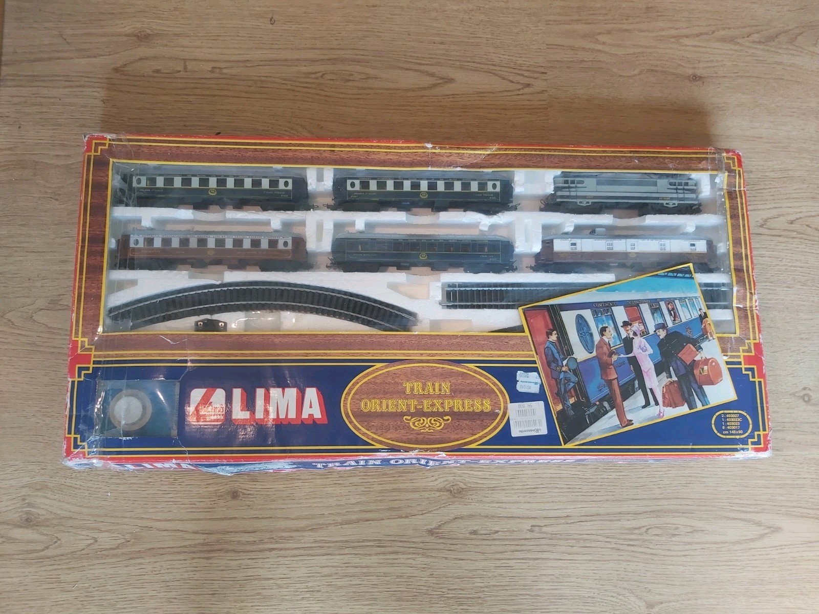 LIMA TRENINO TRAIN ORIENT EXPRESS ANNI '70 COMPLETO