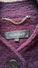 Ellen Tracy Women's Burgundy Wool Blend Coat with Pockets Size 4 — photo 3