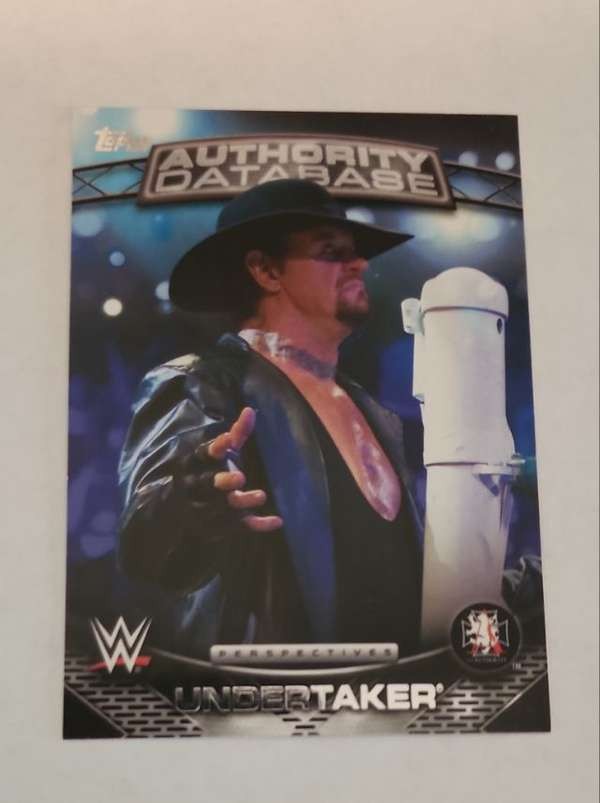2016 Topps WWE - Authority Database #16A Undertaker