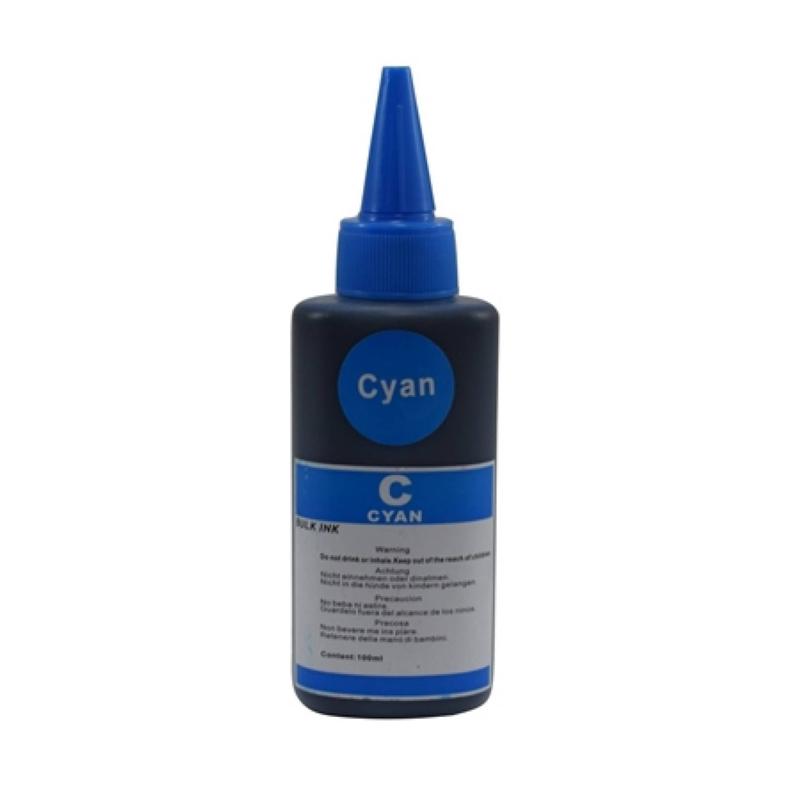 InkLab Universal Cyan Refill Ink Bottle - 100ml
