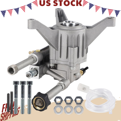 #ad #ad NEW Pressure Washer Pump 7 8quot; Shaft Vertical Plunger 3400 PSI 2.5 GPM Front Inle $57.18