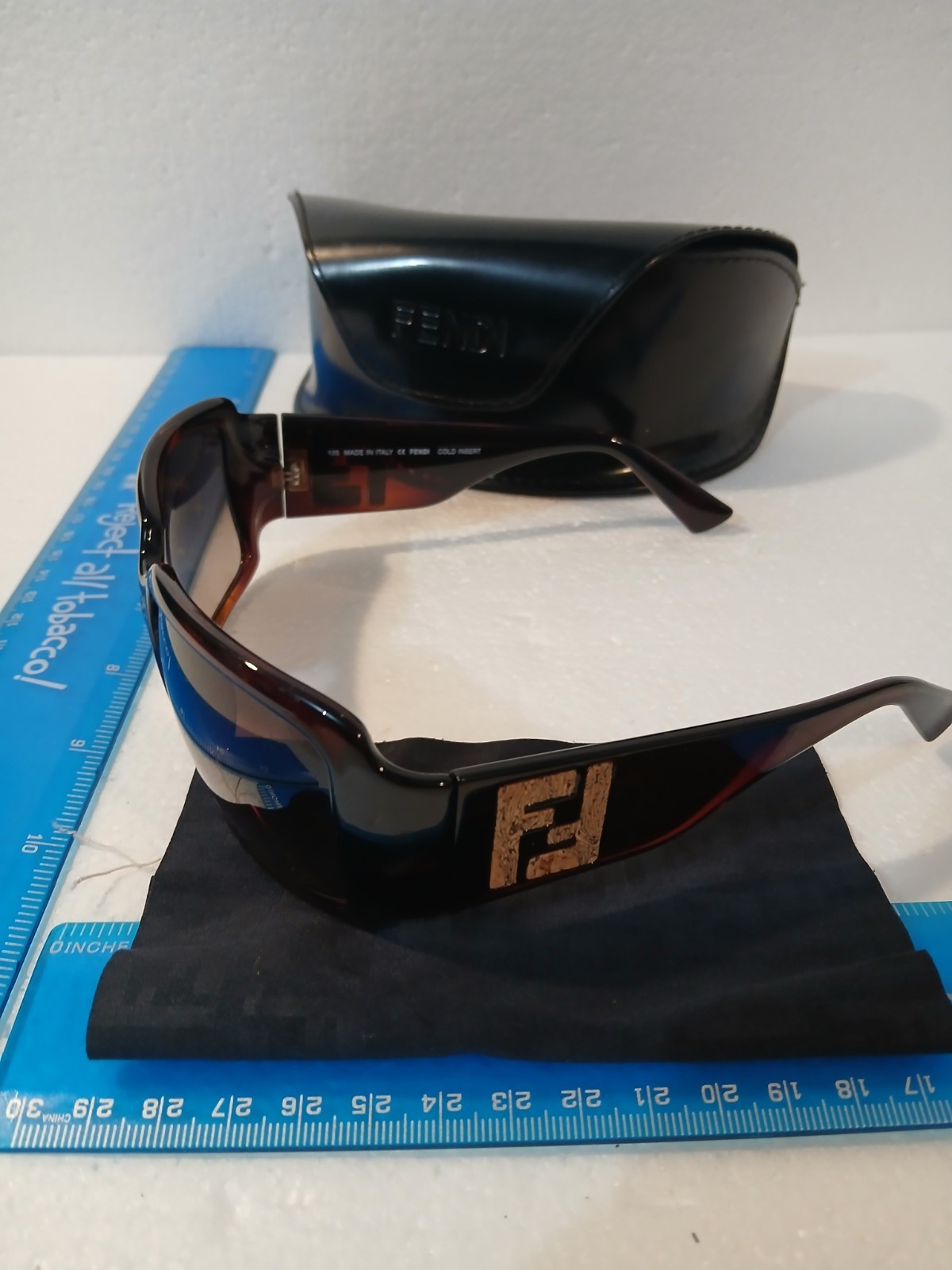 Fendi Oversized Rectangular Sunglasses FS500 238 … - image 1