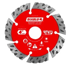 DIABLO DMADST0400 4" Diamond Segmented Turbo Masonry Cut-Off Blade