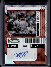 2022 Chronicles Drew Ellis Contenders Rookie Ticket Auto RC Diamond #/15