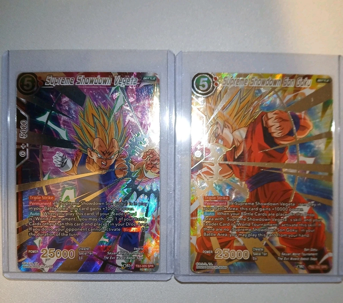 Dragon Ball Z TCG Super Rare Individual Collectible Card Game