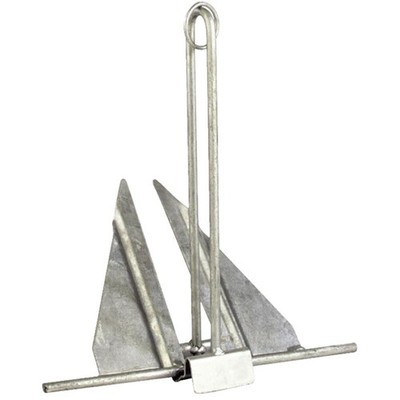 SEACHOICE Anchor Size 7e Length A: 14-1/2 Stock B: 12-3/4'' Fluke Length C: 9''