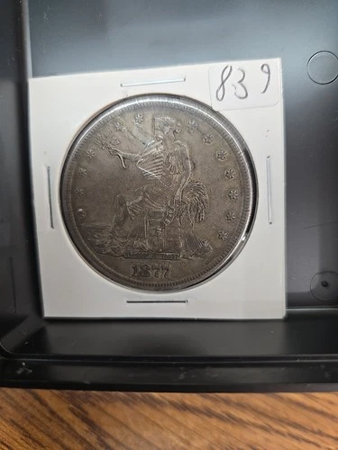 1877 S Silver Trade Dollar $1 San Francisco Mint - Amazing coin!