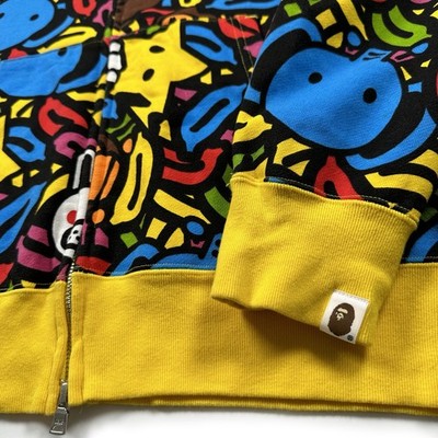 BAPE OG Baby Milo Friends Fruit Full Zip Hoodie sz M vintage Nigo