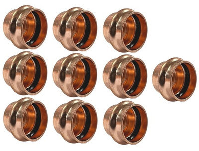 #ad #ad 10 Pcs 3 4 Inch Copper Press End Cap ProPress Pressure Plumbing Fittings $59.99