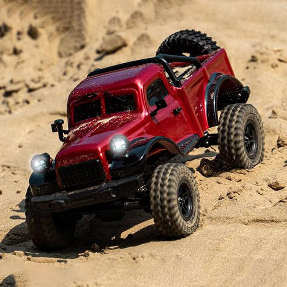 1/18 4WD Rock Crawler Car Pickup Truck 2.4GHz RC Crawler Brushed Motor Lights - Image 4 of 4