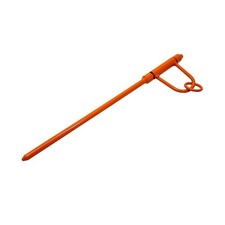 Dog Chain Better Stake Out Small - 18" Orange Steel Ground Stake - Made in USA