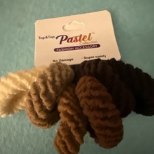 6 Piece Ouchless Scrunchies From Pastel