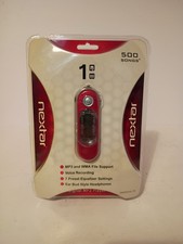 Nextar 1GB Digital MP3 Player Voice Recorder 500 Songs Red MA933A Brand New