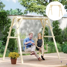 660lbs Porch Swing Frame, Swing Chair Stand Only for DIY Painting