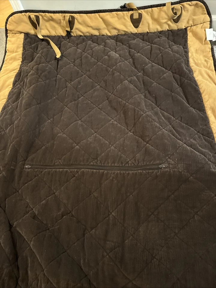 Orvis Quilted Back Seat Protector Slate Sz Large NEW - Image 2 of 4