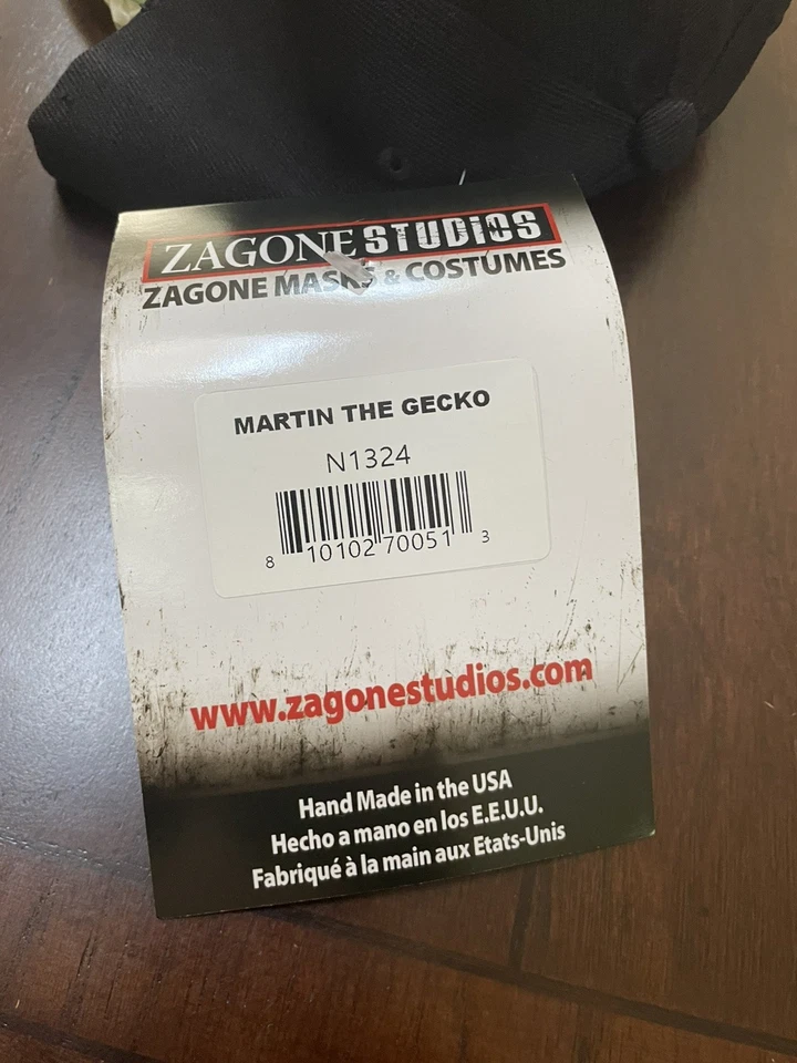Adult Zagone Studios Hand Made “Martin The Gecko” Halloween Mask N1324 - Image 4 of 4