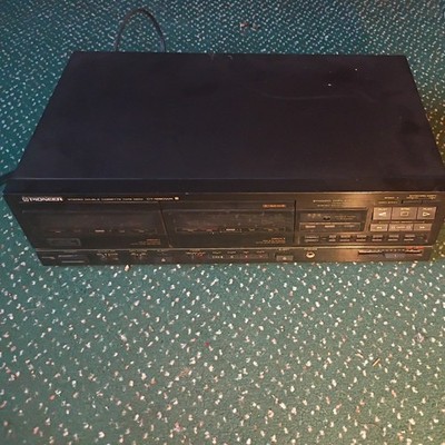 Pioneer CT-1280WR Stereo Double Cassette Tape Deck With Dual Auto Reverse Dolby