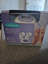 Lansinoh Signature Pro Double Electric Breast Pump - White/Purple Box Damage