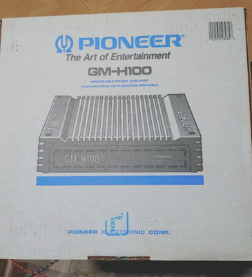 Pioneer GM-H100 Bridgeable Power Amplifier Amp GM H100 for sale 