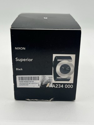Nixon Quartz Watch/Analog/Leather/Blk/Blk/A234 000/The  display picture 1