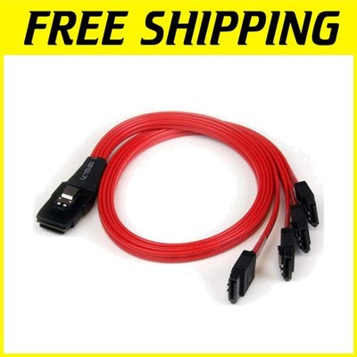 Secure Connection SATA 4x Cable - Latching Connectors