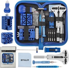 Watch Repair Kit, BYNIIUR Watch Battery Replacement Tool Kit, Watch Repair Tools