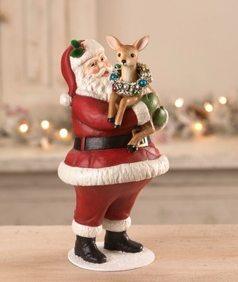 Bethany Lowe Designs  Santa's Best Friend  Reindeer 13  Figurine TD1171