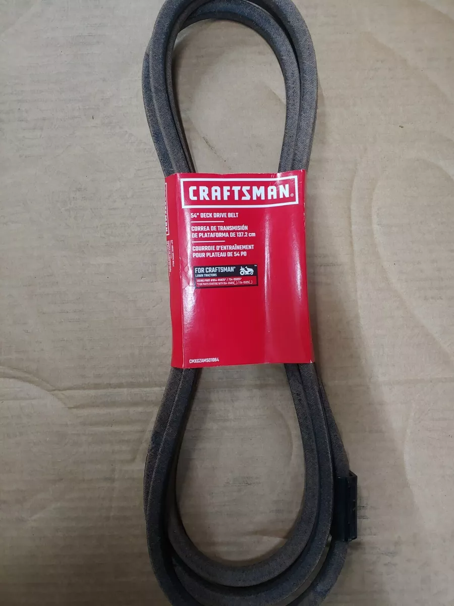 Craftsman 54 mower belt outlet