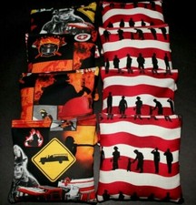 FLAMES FIREFIGHTER RESCUE 8 ACA Regulation Corn Hole Game Bags