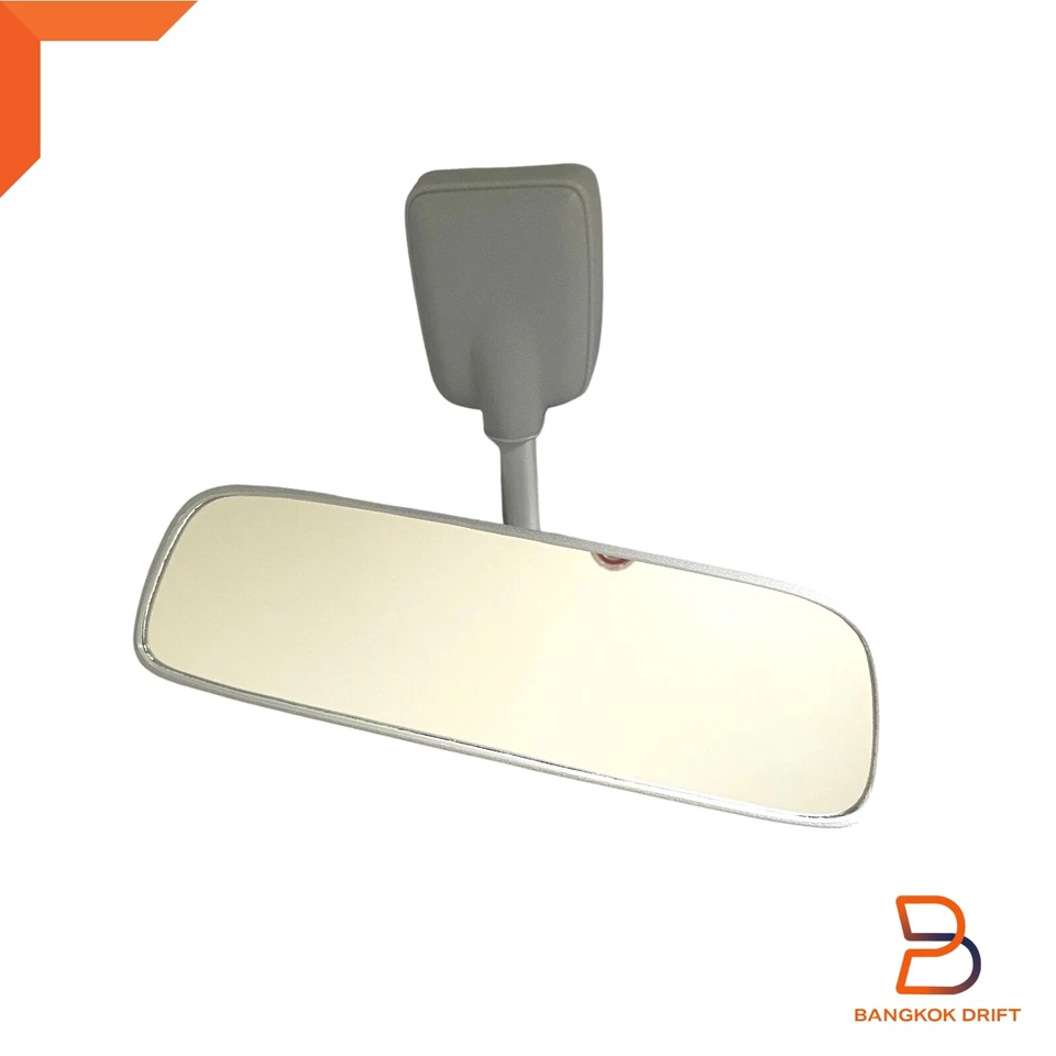 GREY INTERIOR REAR VIEW MIRROR FOR MITSUBISHI TRITON ME MJ DODGE RAM 50 86-96 - Image 3 of 4