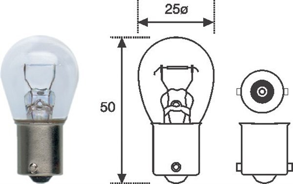 MAGNETI MARELLI 008506100000 Bulb, reverse light